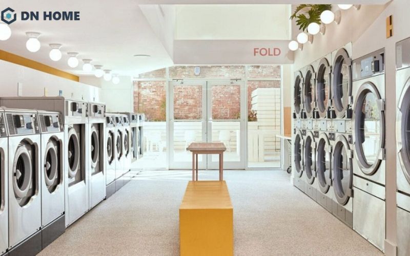 Thiết kế cửa hàng giặt sấy bài bản giúp quá trình vận hành cửa hàng trở nên hiệu quả