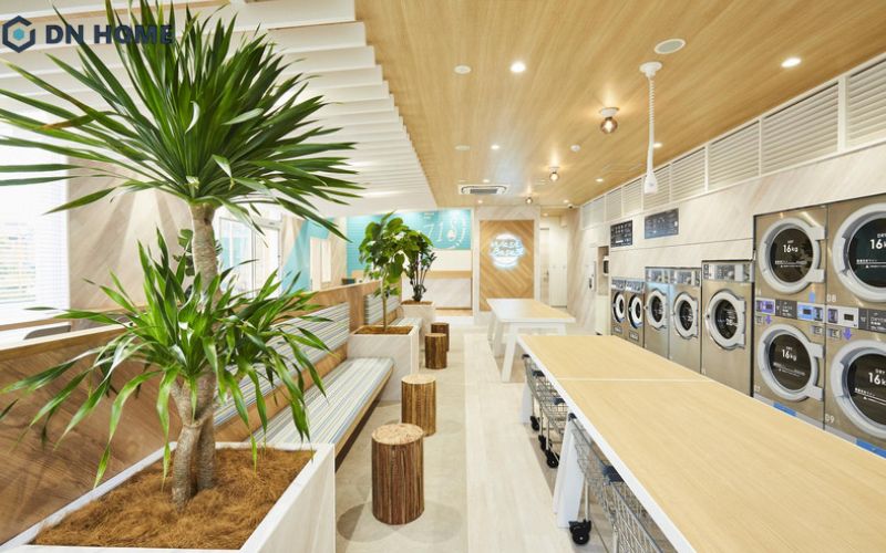 Thiết kế cửa hàng giặt là bài bản giúp tối ưu thời gian xây dựng và bố trí mặt bằng
