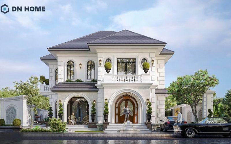 Để tối ưu chi phí, thiết kế nhà hình vuông 2 tầng nên tập trung vào công năng thay vì các chi tiết trang trí cầu kỳ