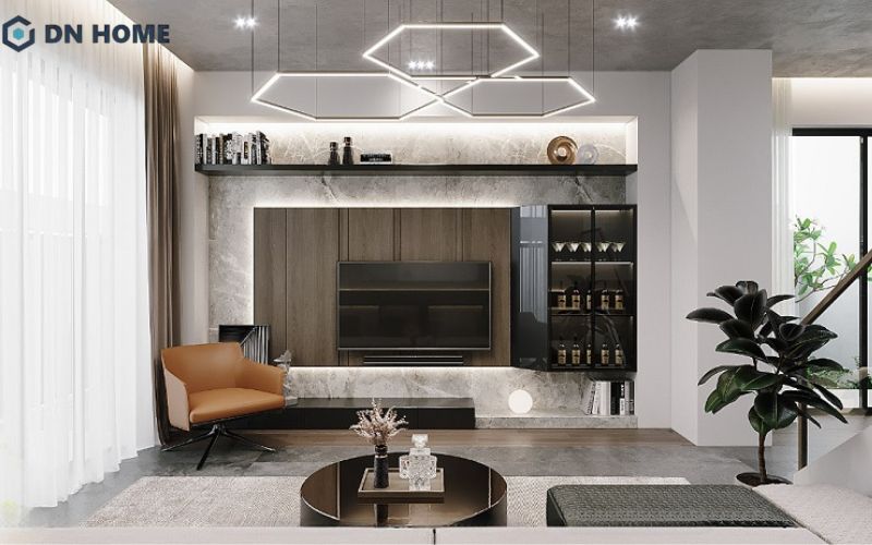 Thiết kế tủ rượu phòng khách theo các thông số kỹ thuật chuẩn giúp đảm bảo tính thẩm mỹ cho sản phẩm khi hoàn thiện