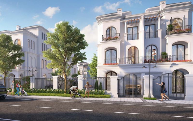 Biệt thự song lập với khả năng khai thác 2 căn biệt thự trên cùng 1 khu đất giúp tối ưu hóa diện tích xây dựng