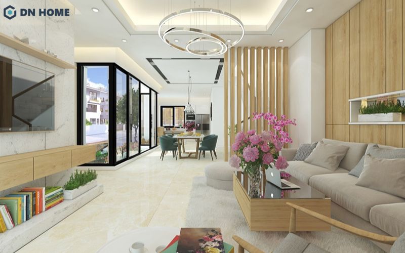 Không gian nội thất sang trọng, tinh tế bên trong khu biệt thự song lập Gamuda