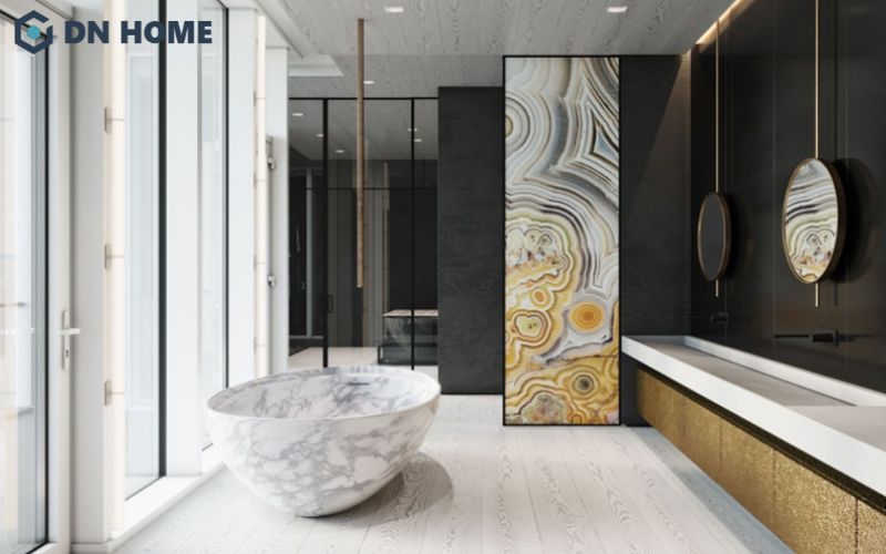 Thiết kế phòng tắm sang trọng giúp nâng cao trải nghiệm lưu trú của khách hàng