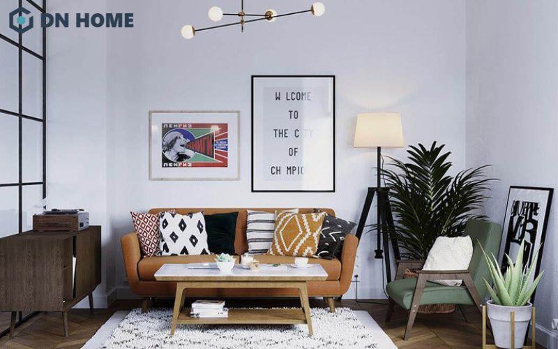 Nên giữ sự thoáng đãng cho không gian nội thất phong cách Eclectic