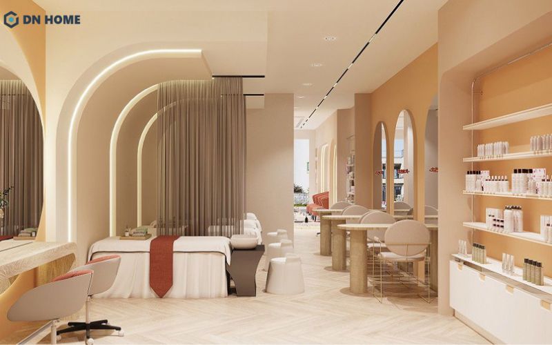 Xu hướng thiết kế spa kiểu nhà ống hiện nay là hướng đến sự tối giản