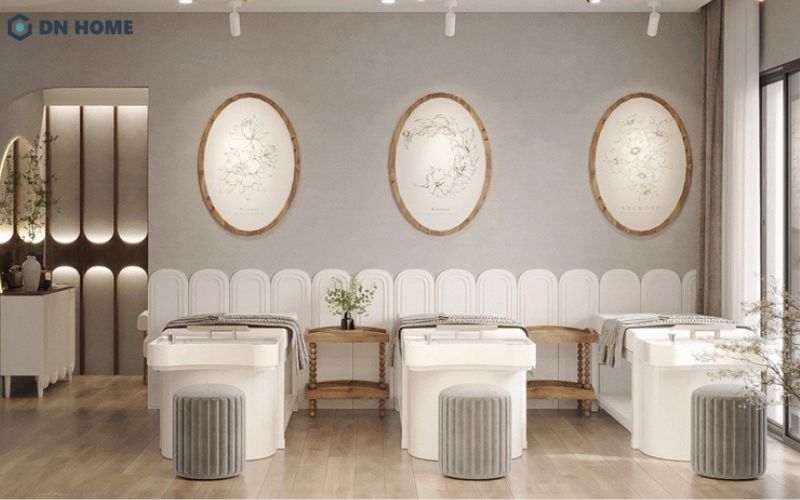 Ánh sáng tự nhiên là vô cùng quan trọng đối với không gian spa nhà ống