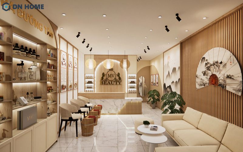 Spa nhà ống phong cách Nhật Bản tinh tế