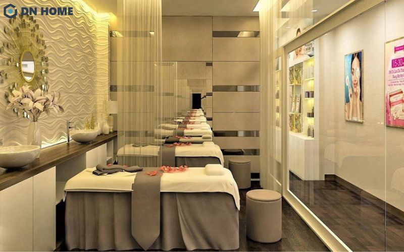 Cần ưu tiên lựa chọn vật liệu chi phí hợp lý để tối ưu ngân sách đầu tư spa