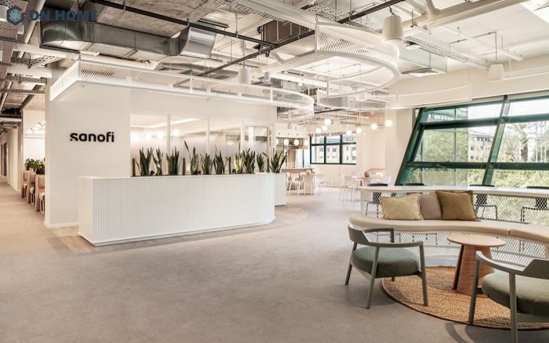Đầu tư thiết kế văn phòng sạch đẹp nhằm đáp ứng các tiêu chuẩn về an toàn vệ sinh trong ngành dược