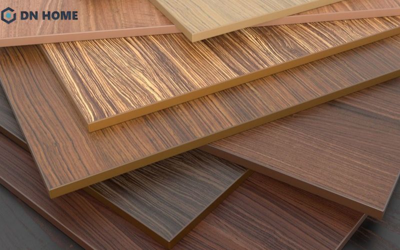 Gỗ công nghiệp bề mặt phủ Acrylic và Veneer là dòng vật liệu thuộc phân khúc cao cấp trong thi công nội thất