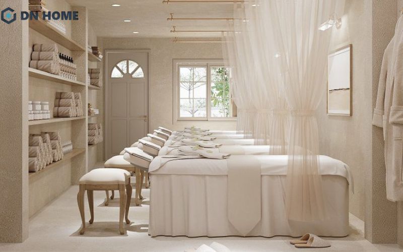 Bố trí công năng, nội thất khoa học giúp quá trình vận hành spa trở nên dễ dàng hơn