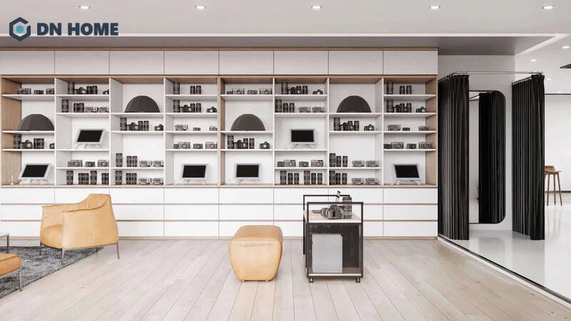 Thiết kế nội thất showroom là bố trí không gian trưng bày khoa học, đẹp mắt