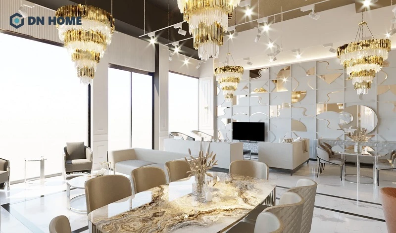 Sử dụng sản phẩm đèn để tận dụng chiếu sáng cho showroom