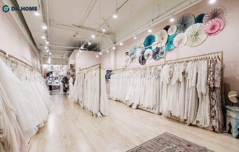 Trưng bày sản phẩm theo hàng dọc giúp tối ưu diện tích hiệu quả