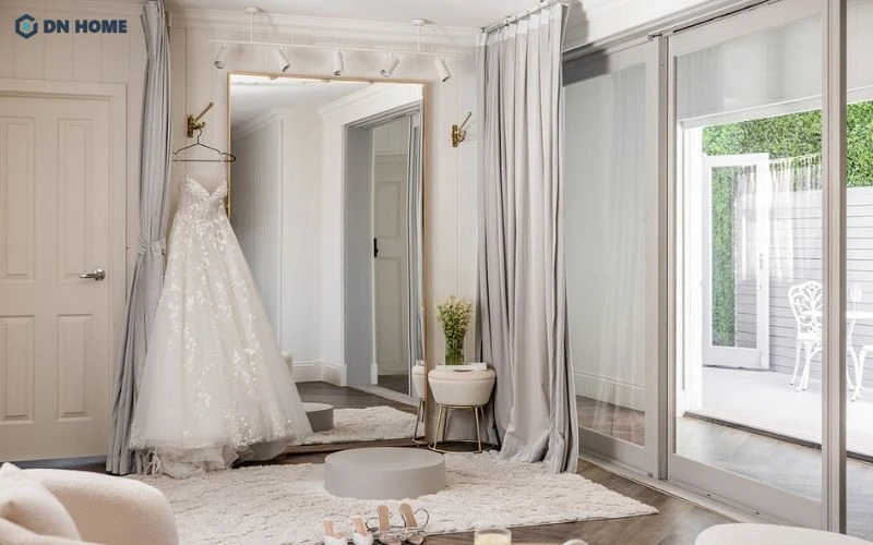 Thiết kế showroom váy cưới theo phong cách Châu Âu