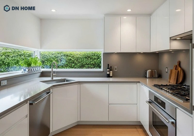 Vị trí bồn rửa nên được đặt xa với bếp nấu để tránh tình trạng Thuỷ - Hoả xung khắc