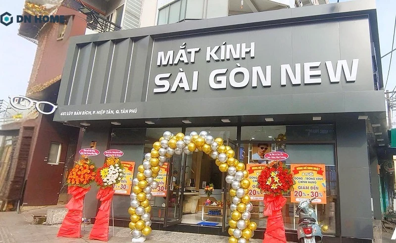 Mẫu bảng hiệu mắt kính thiết kế đẹp, thu hút