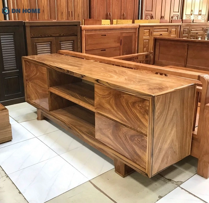 Kệ tủ tivi làm từ gỗ giáng hương