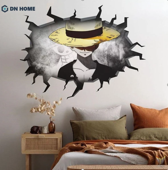 Tranh vẽ tường 3D giúp căn phòng thêm sinh động