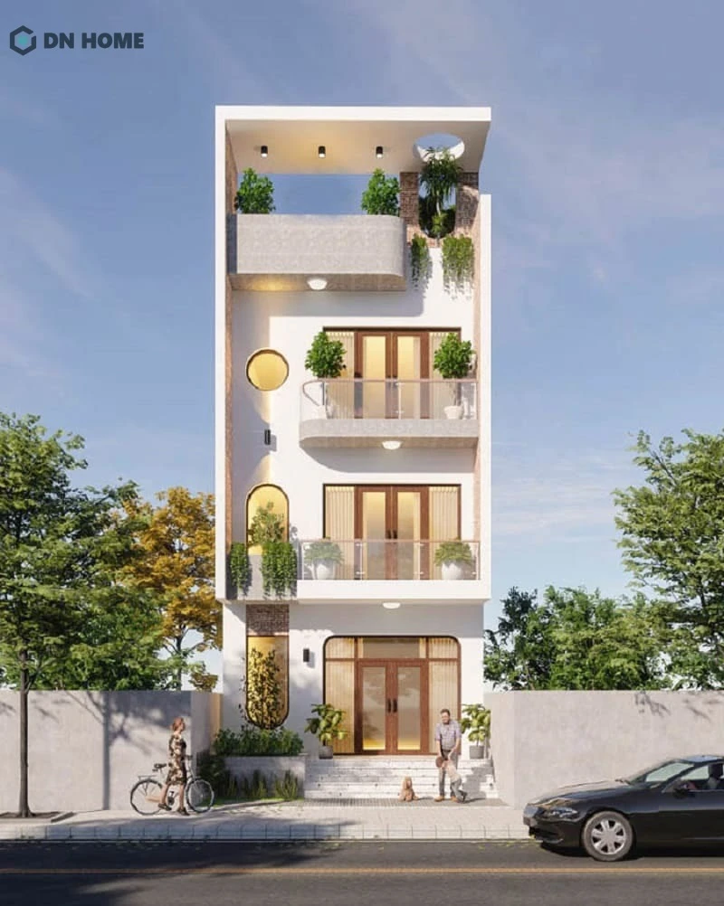 Thiết kế sân thượng đẹp, độc đáo làm tăng tính thẩm mỹ tổng thể cho ngôi nhà