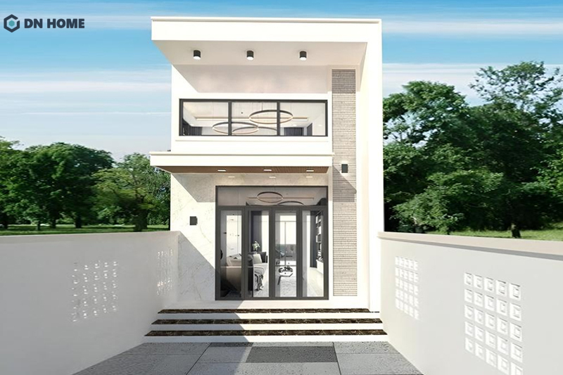 Nhà cấp 4 đẹp 5x20 có gác lửng ngân sách 600 triệu thường được thiết kế theo phong cách hiện đại