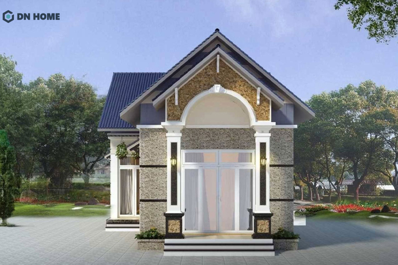 Nhà cấp 4 kích thước 5x20 có gác lửng với mái Thái là lựa chọn phổ biến tại Việt Nam