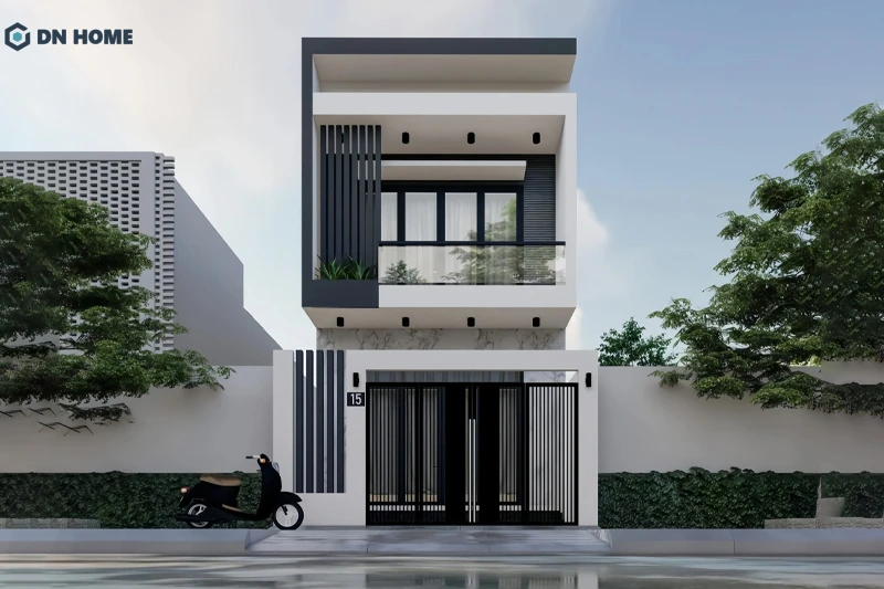 Nhà 1 trệt 1 lầu là kiểu nhà có kết cấu gồm một tầng trệt và một tầng lầu