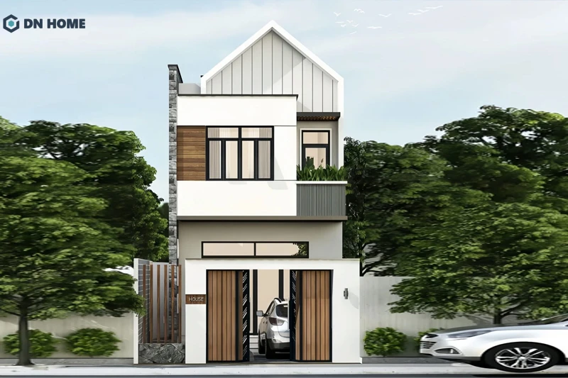 Nhà 2 tầng công năng 3 phòng ngủ phù hợp với gia đình từ 3 - 5 thành viên