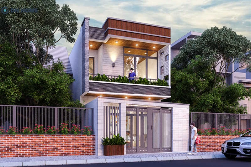 Nhà công năng 4 phòng ngủ 1 trệt 1 lầu chú trọng vào thiết kế mặt bằng khoa học, thoáng đãng