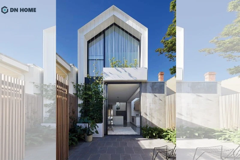 Nhà 4x12m 1 trệt 1 lầu tập trung vào các giải pháp bố trí không gian để ngôi nhà không bị bí bách