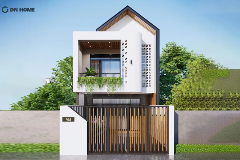 Nhà ống 2 tầng 1 trệt 1 lầu ưu tiên thiết kế không gian mở tạo cảm giác thoáng đãng và dễ dàng kết nối các thành viên