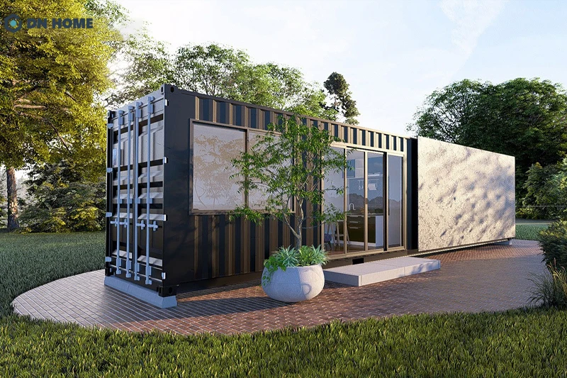 Container 40 feet khi được sử dụng làm nhà ở chú trọng vào thiết kế tiện nghi thoáng đãng