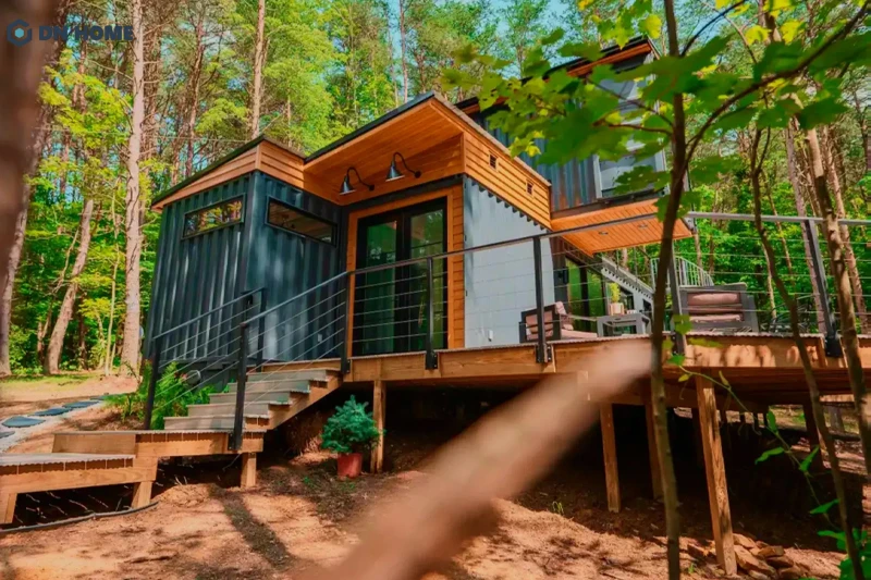 Nhà container ở nông thôn với chi phí 100-300 đáp ứng đầy đủ tiện nghi cho gia đình