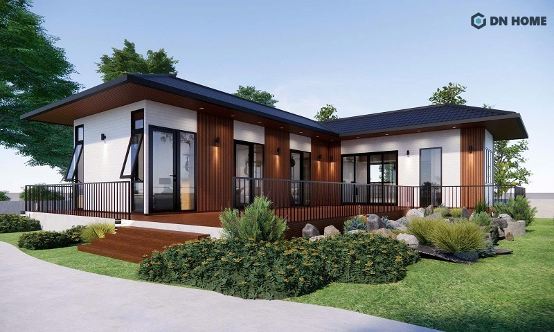 Nhà lắp ghép 300 triệu với 3 phòng ngủ thiết kế hình chữ L