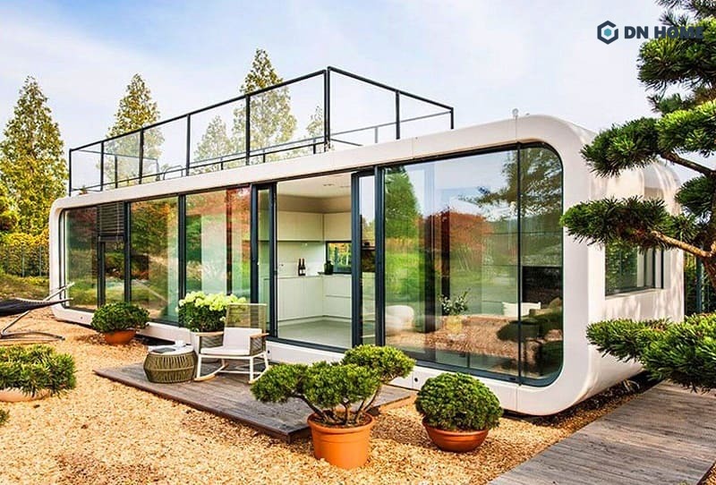 Nhà lắp ghép 300 triệu với thiết kế Smart Mobile Home linh hoạt, hiện đại