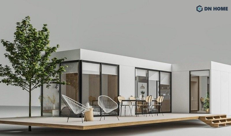 Đây là mẫu nhà phù hợp với những gia chủ yêu thích không gian sống hiện đại