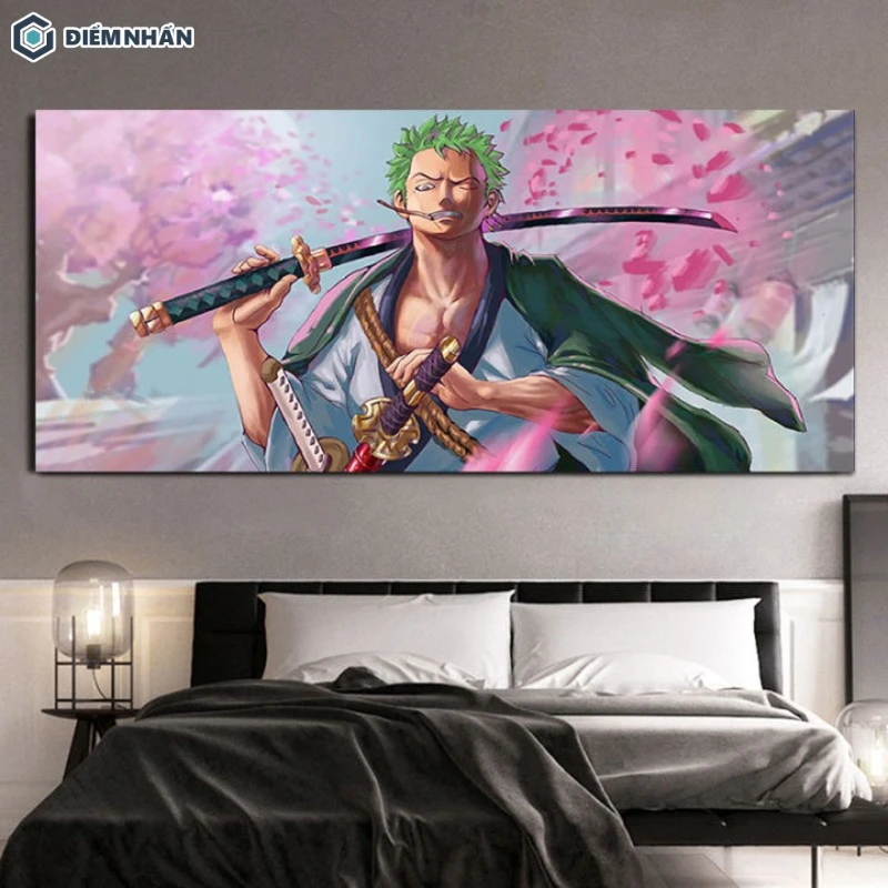 Mẫu trang trí phòng ngủ phong cách anime có màu sắc nhẹ nhàng