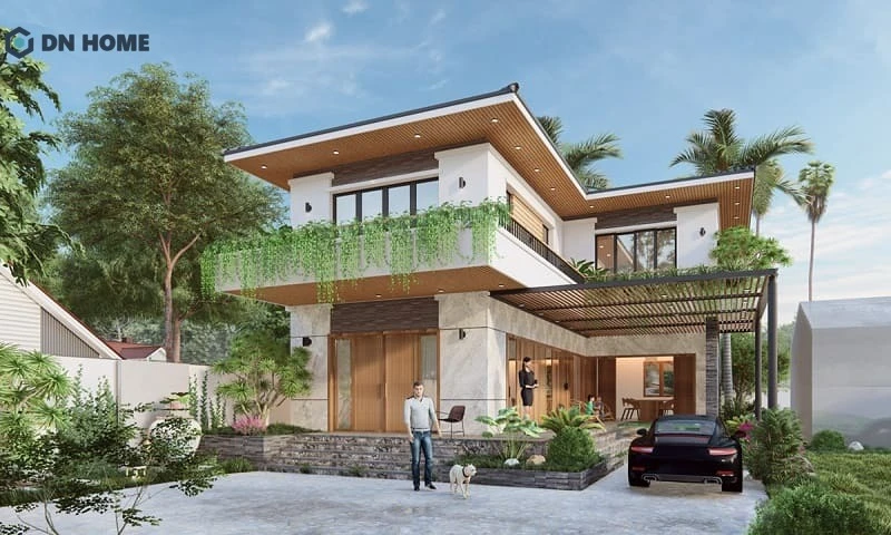 Hoá giải phong thuỷ nhà hình chữ L xấu bằng cách bố trí và lấp đầy các góc khuyết kiến trúc