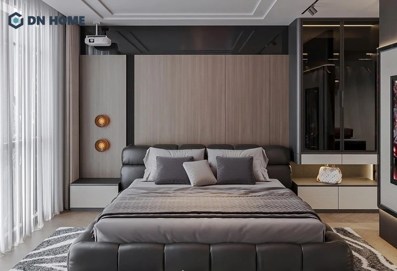 Phòng ngủ master sang trọng theo phong cách luxury