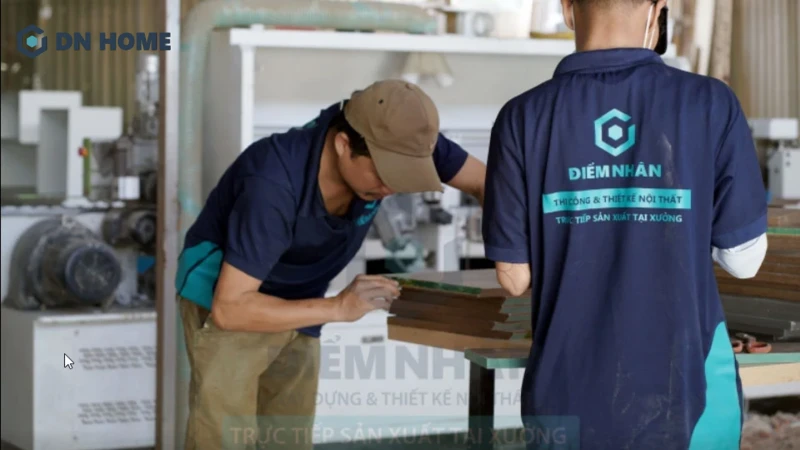 Thời gian thi công nội thất hoàn thiện tùy thuộc vào diện tích và số lượng nội thất