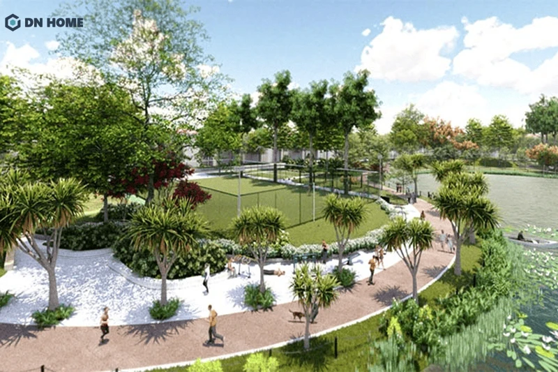Cảnh quan được thiết kế đẹp, ấn tượng giúp nâng cao tính thẩm mỹ từ đó tăng giá trị bất động sản