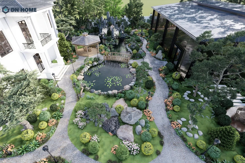 Trong phong thủy, cảnh quan liên quan nhiều đến nước nên nếu được thiết kế hợp lý sẽ mang đến vượng khí