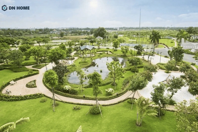 Tính thống nhất được thể hiện trong không gian cảnh quan thông qua các chi tiết lặp đi lặp lại