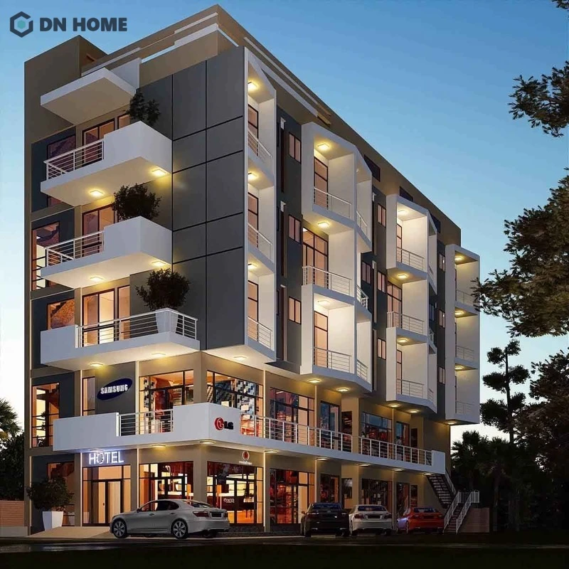 Khách sạn có diện tích 100m2 phải có thiết kế tối ưu diện tích không gian