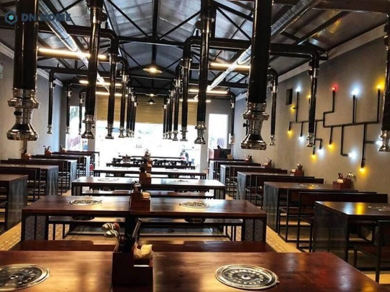 Các thiết kế phải mang đậm dấu ấn riêng của nhà hàng lẩu nướng BBQ