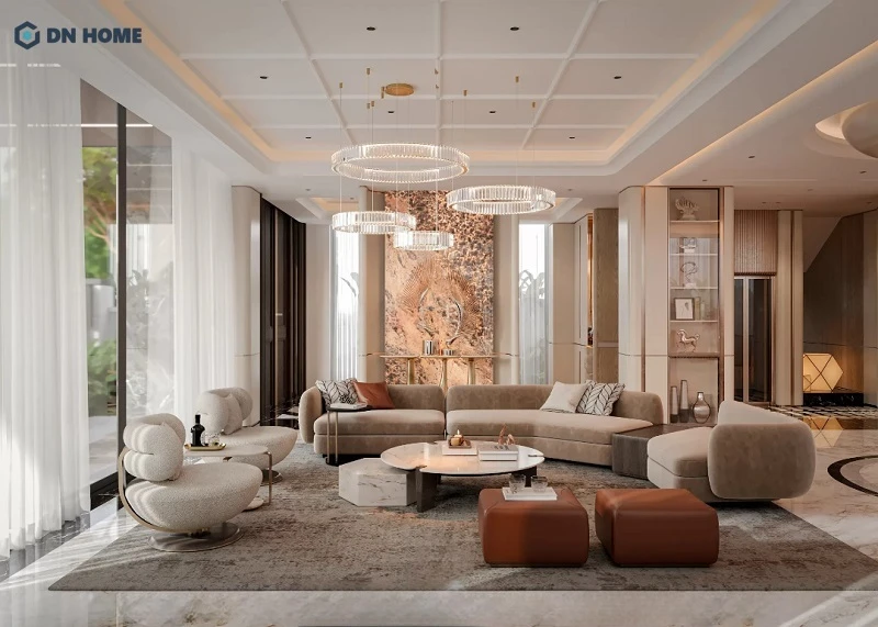 Từ sự hỗ trợ của đội ngũ kiến trúc sư dày dặn kinh nghiệm, căn biệt thự sẽ mang đậm phong cách mong muốn của gia chủ