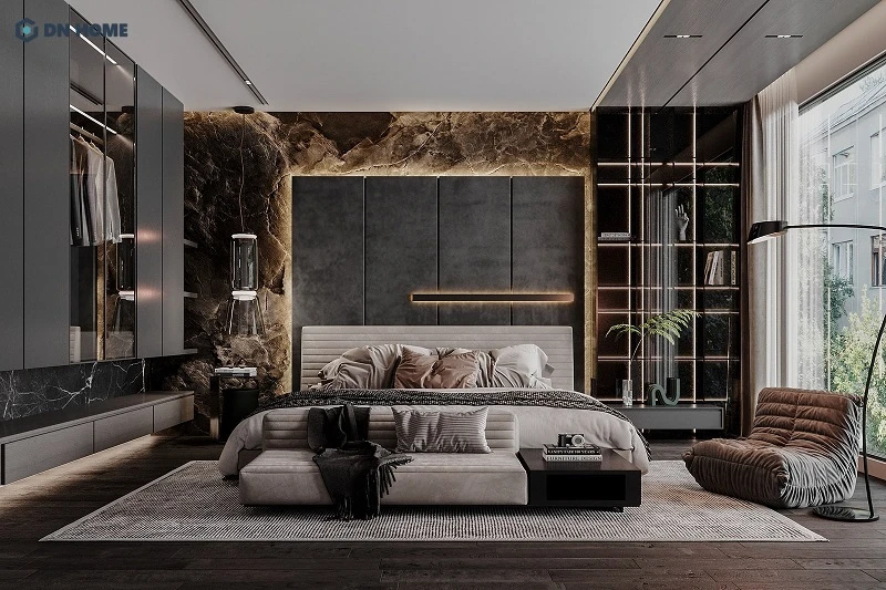 Không gian phòng ngủ Luxury mang đậm tính cá nhân hoá với những món nội thất độc bản