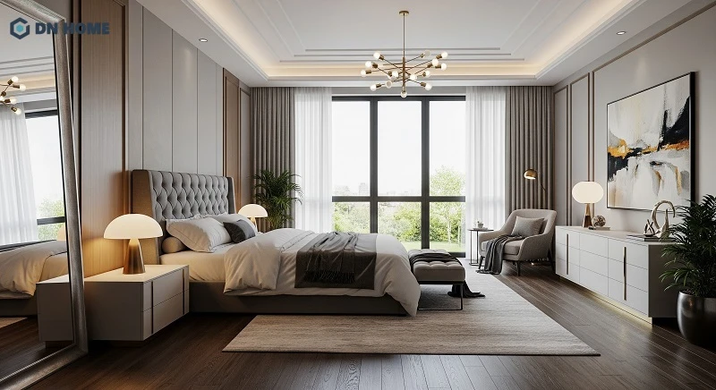 Không gian thanh lịch, quý phái trong thiết kế nội thất theo kiểu Pháp