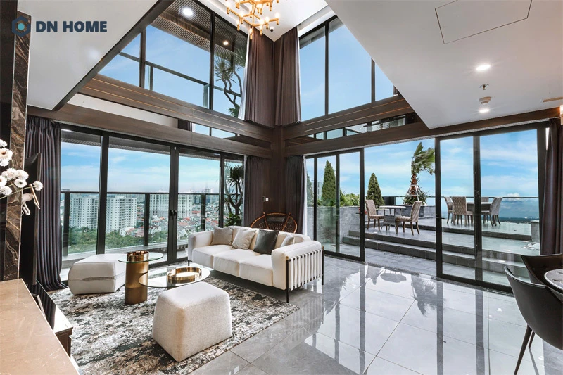 Căn hộ Duplex đem lại tính riêng tư cực cao bởi nằm ở tầng cao nhất của toà nhà