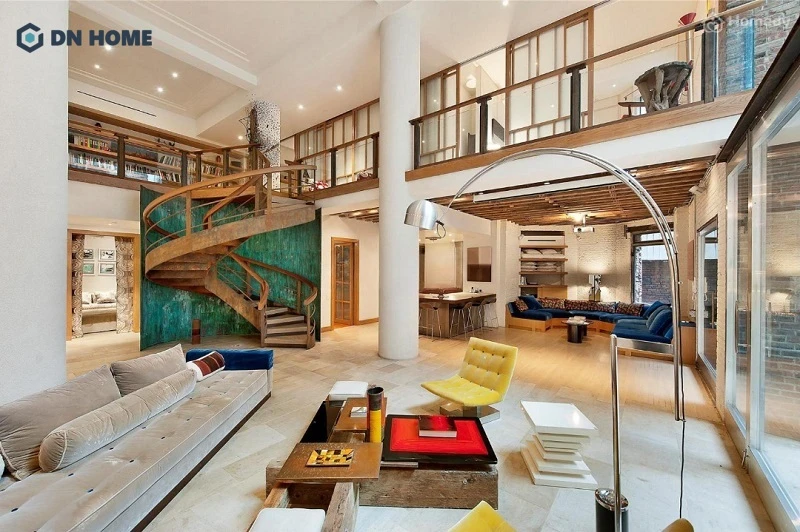 Căn hộ Duplex đem đến không gian sống thoáng đãng, thoải mái nhờ thiết kế thông tầng